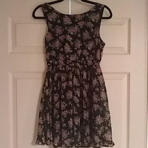 Floral Prom Mini Dress Sz. Small